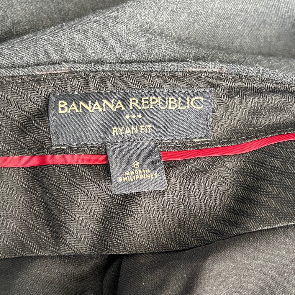Banana Republic Woman’s Wool Blend “Ryan Fit” Charcoal -SZ: 8 - Picture 5 of 8